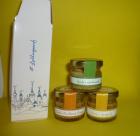 HammerMühle Bautzen Senf DREIER - halbgrob 3x25 ml